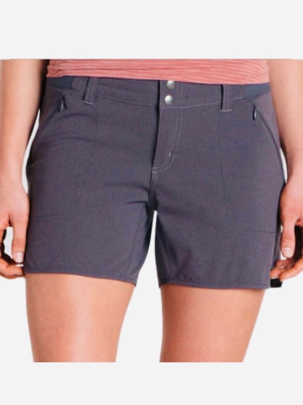 KUHL Women’s Dark Gray Strattus Shorts Outdoors Size 4